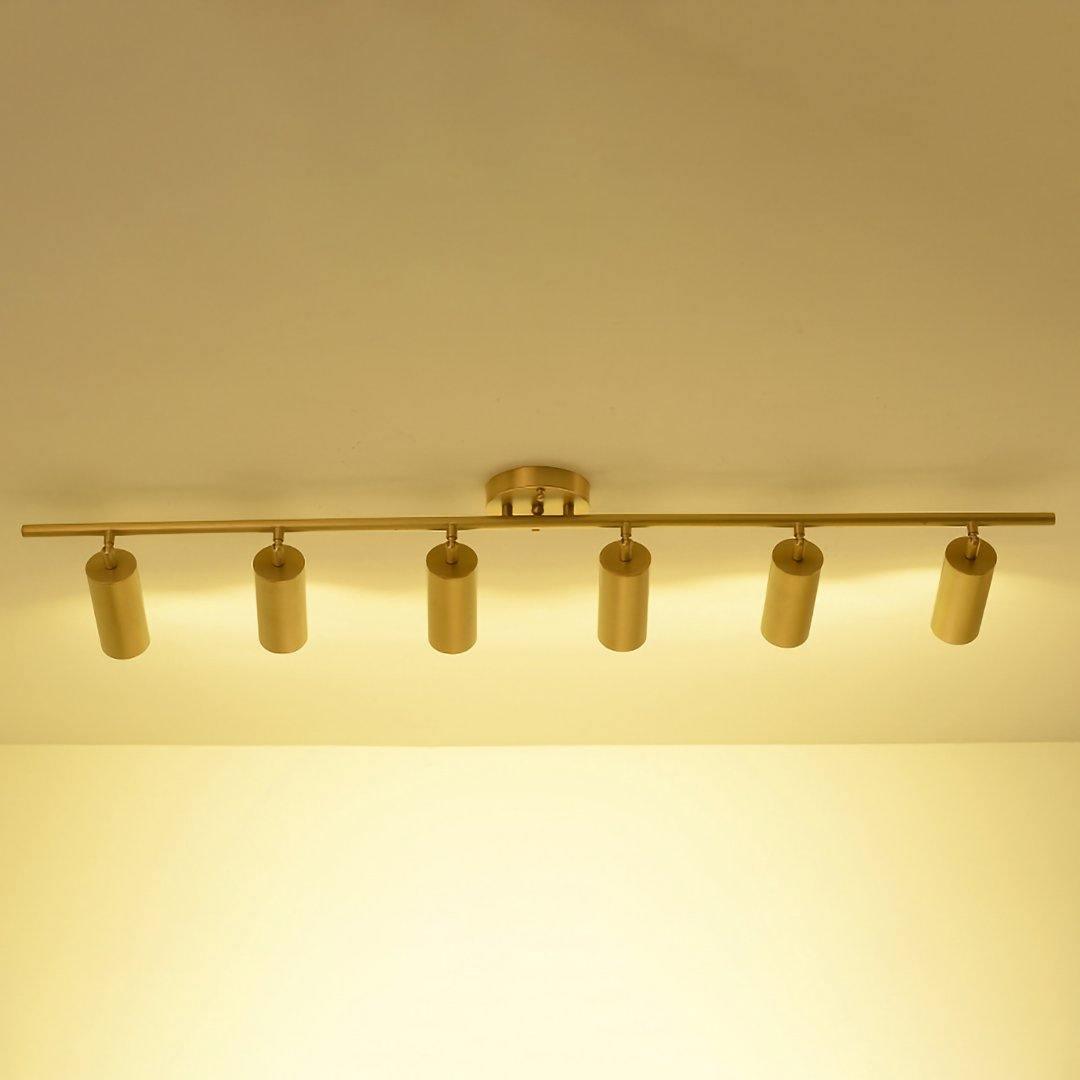 Cacaryra Plafonnier Moderne Minimaliste en Laiton