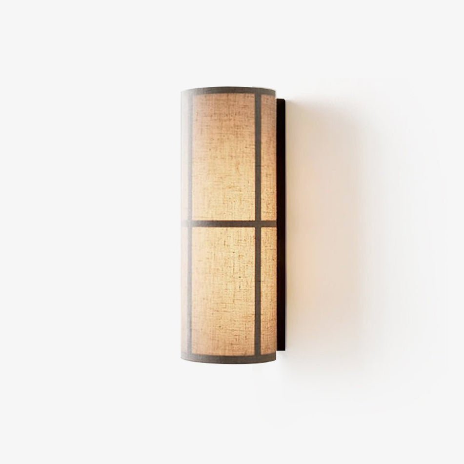 Lustra Wall Lamp Cylinder Fabric Soft Glow