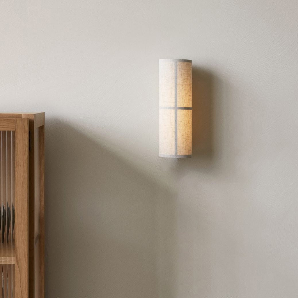 Lustra Wall Lamp Cylinder Fabric Soft Glow
