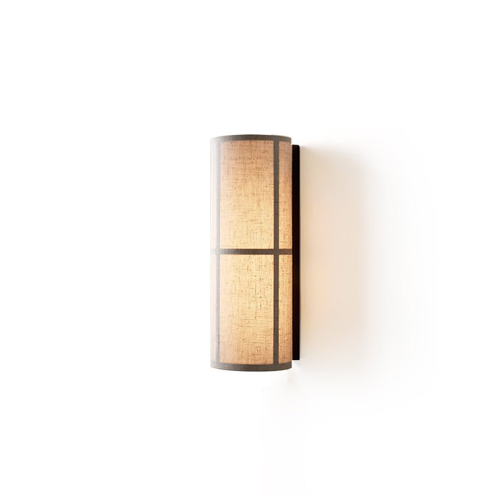 Lustra Wall Lamp Cylinder Fabric Soft Glow