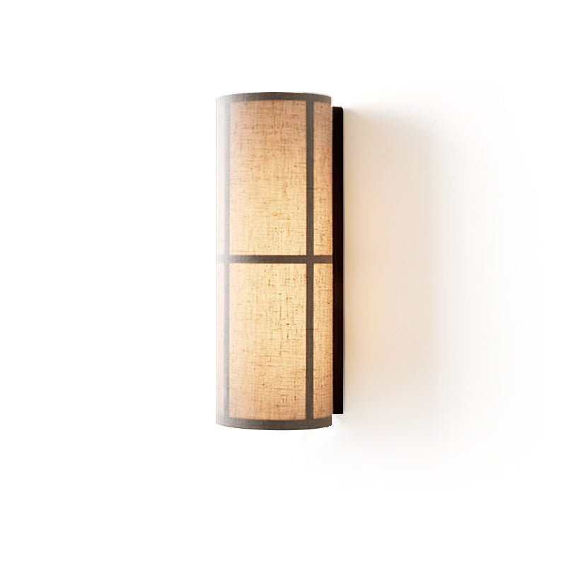 Lustra Wall Lamp Cylinder Fabric Soft Glow