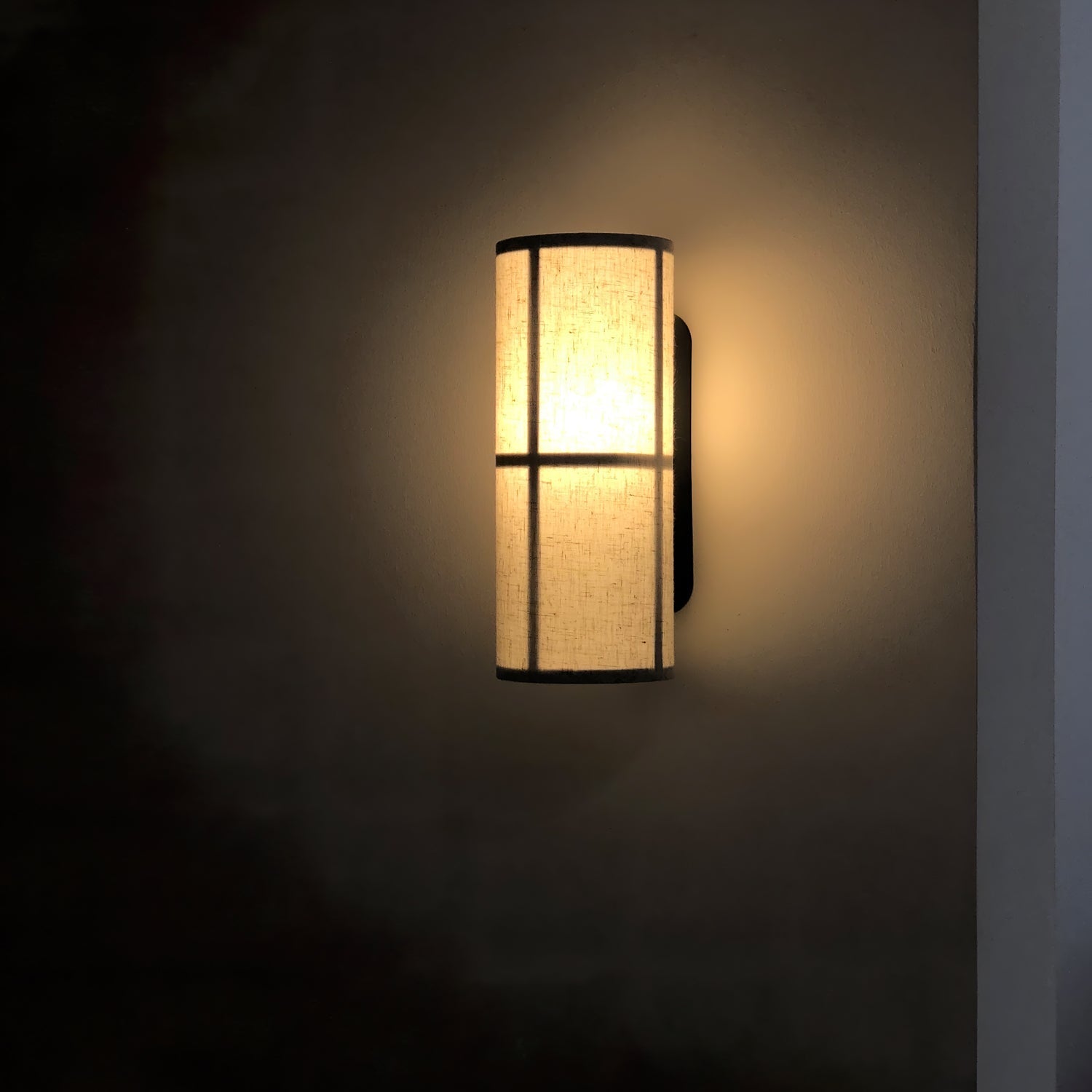 Abeleisa Cylinder Nordic Art Plug-in Fabric Wall Lamp