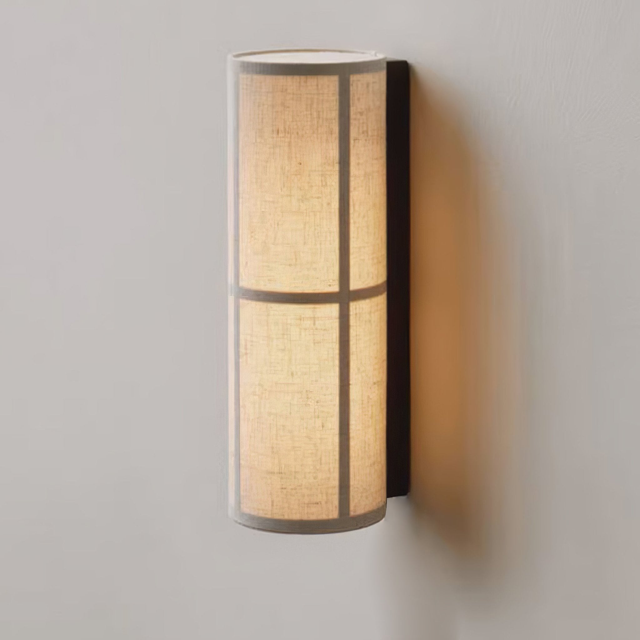 Lustra Wall Lamp Cylinder Fabric Soft Glow