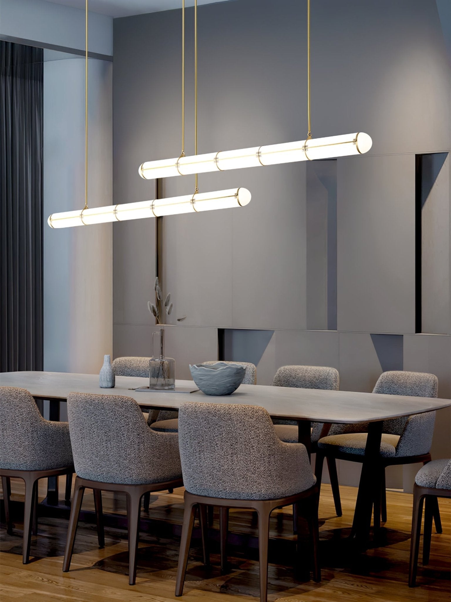 Lustra Suspension Cylindrique Endless pour Salle à Manger