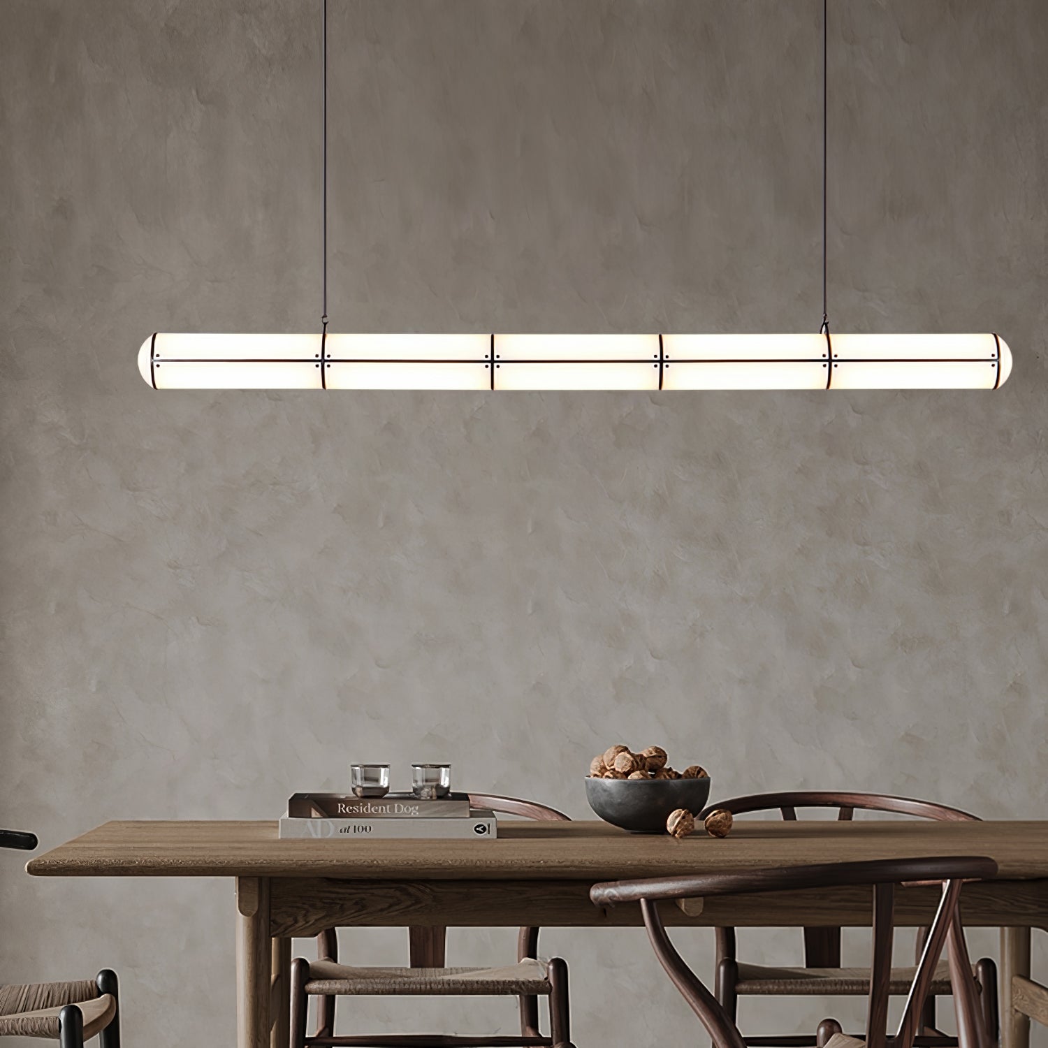 Lustra Suspension Cylindrique Endless pour Salle à Manger