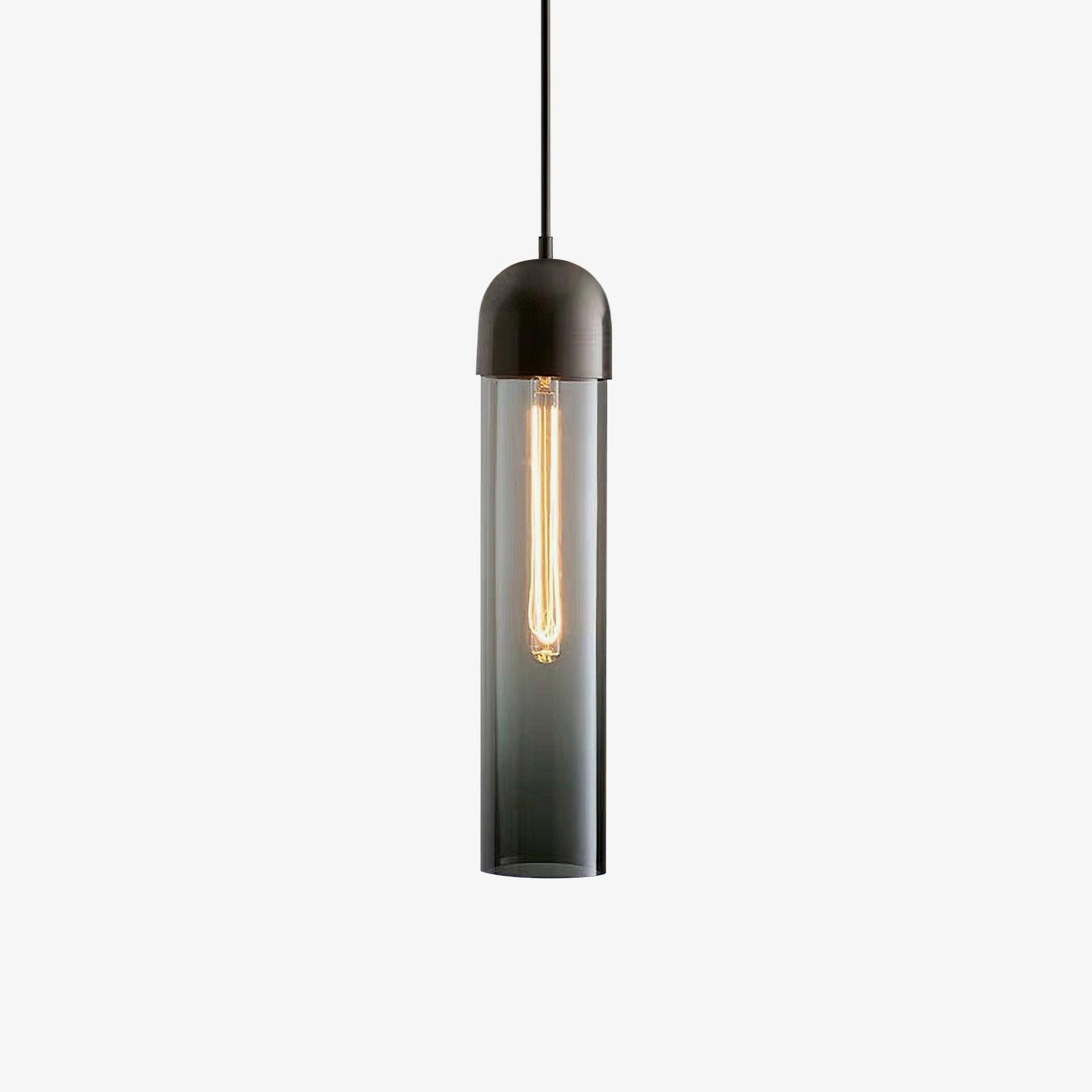 Eurcara  Suspension en Verre de Forme Cylindrique