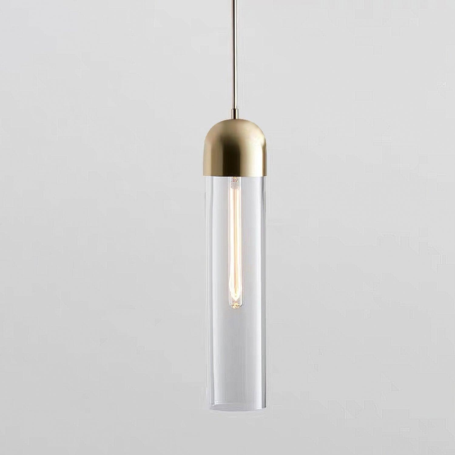 Eurcara  Suspension en Verre de Forme Cylindrique
