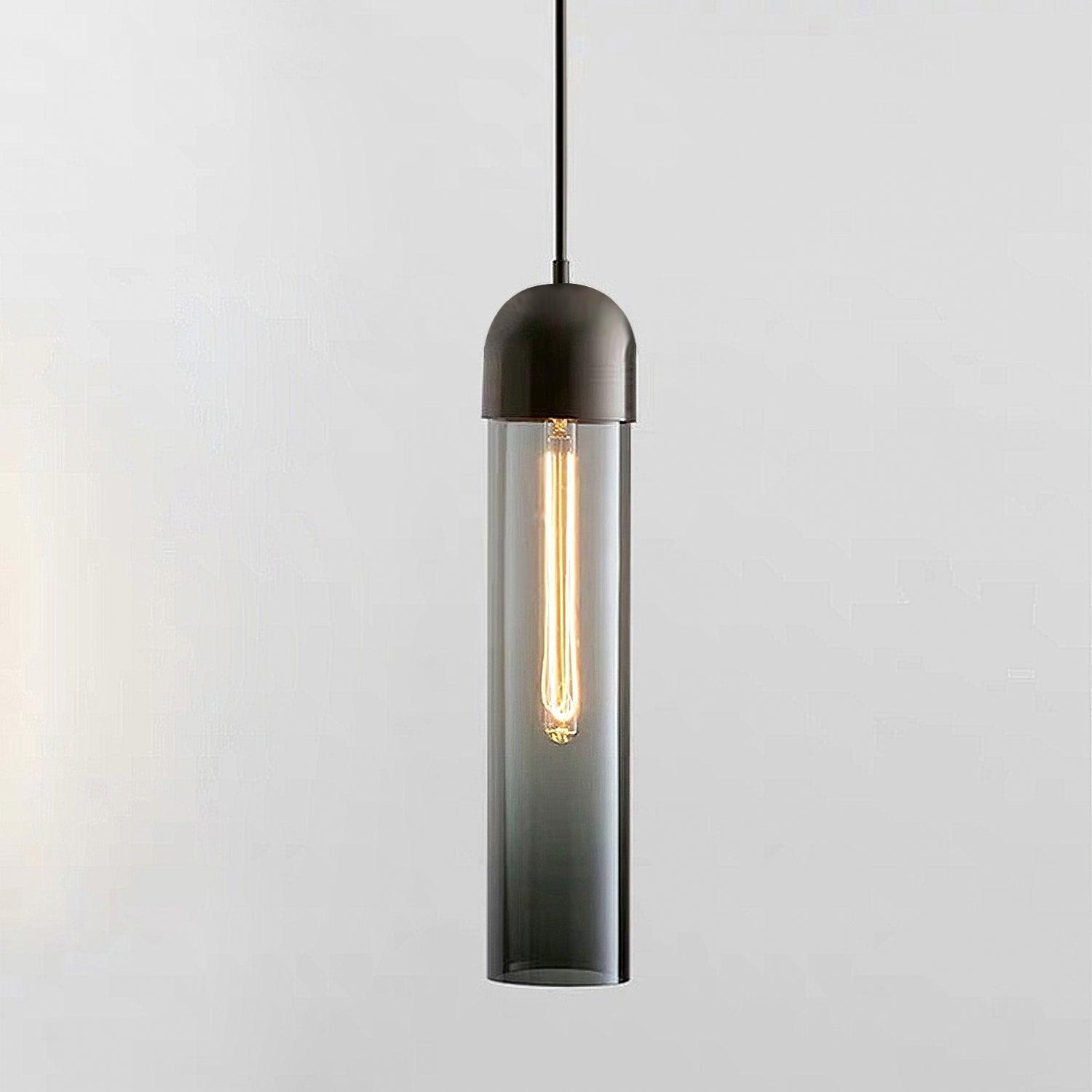 Eurcara  Suspension en Verre de Forme Cylindrique