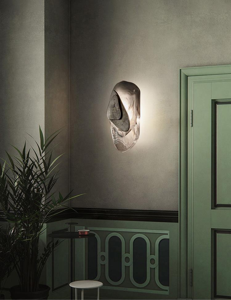 Blind Applique Murale en Verre Art Nordic Premium