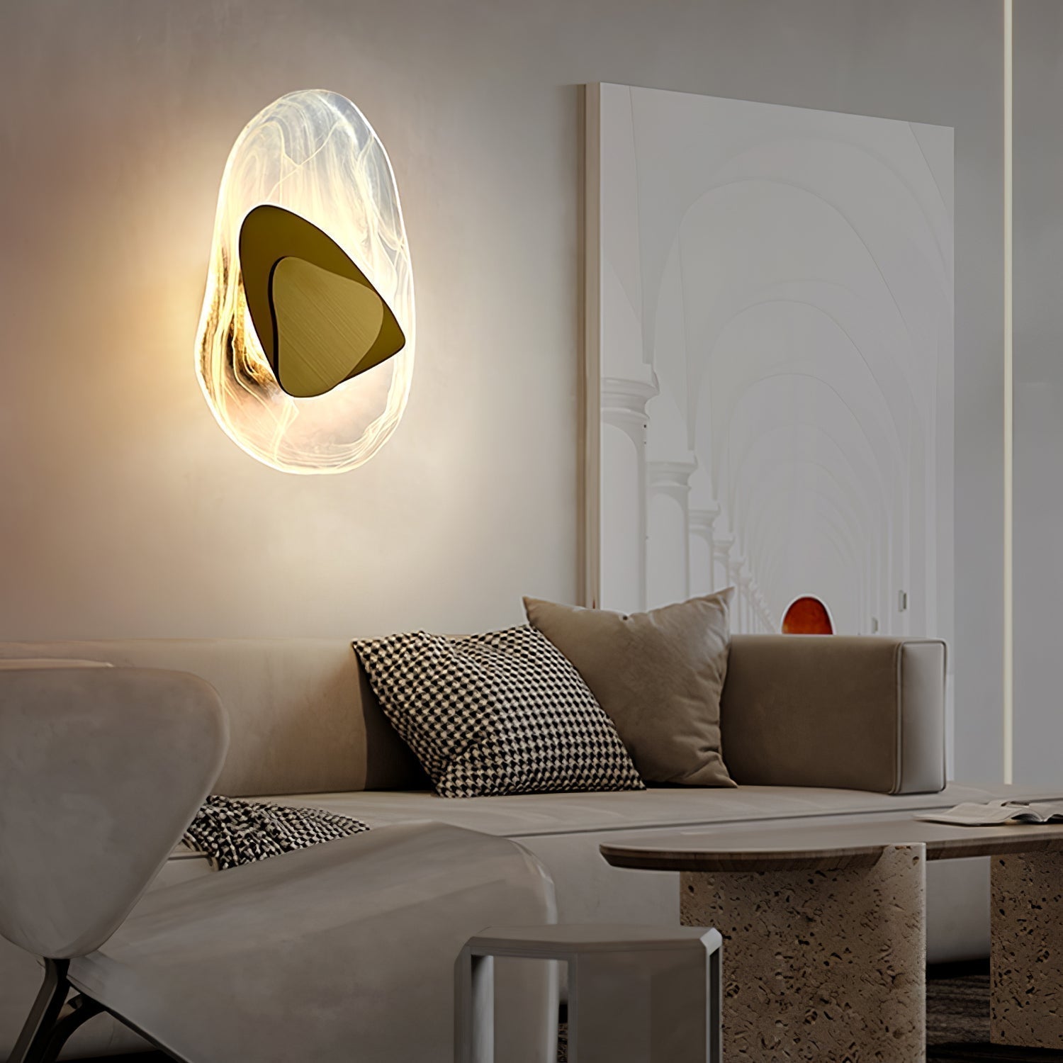 Blind Applique Murale en Verre Art Nordic Premium