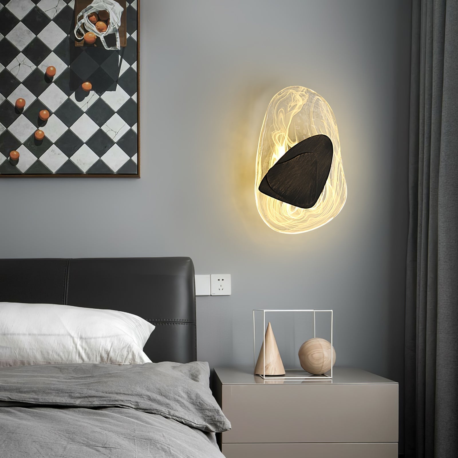 Blind Applique Murale en Verre Art Nordic Premium