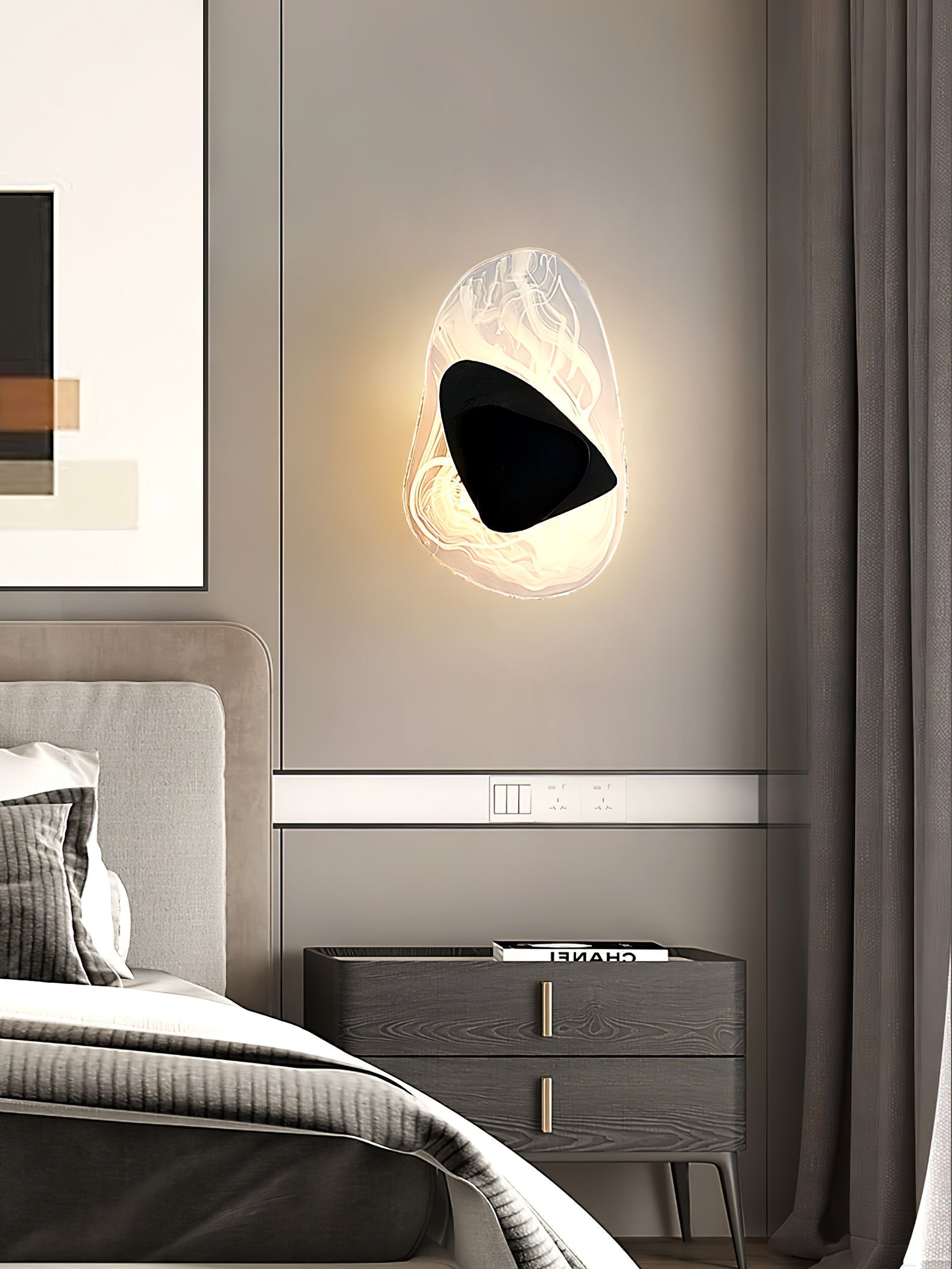 Blind Applique Murale en Verre Art Nordic Premium