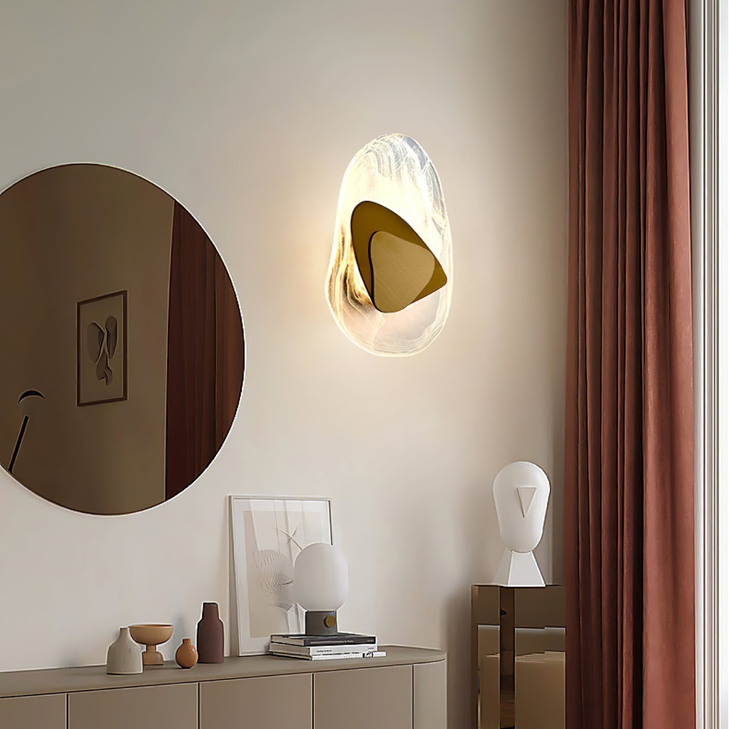 Blind Applique Murale en Verre Art Nordic Premium