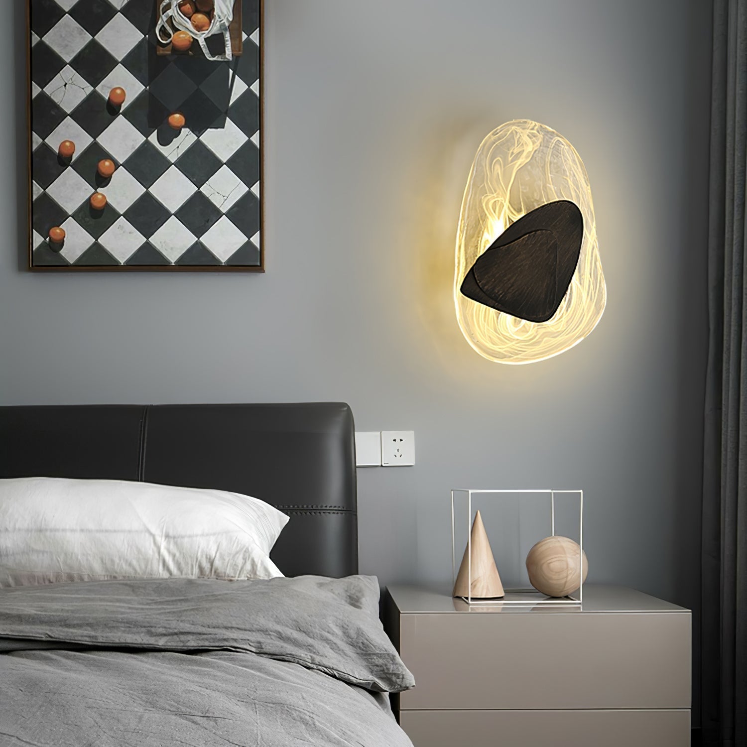 Blind Applique Murale en Verre Art Nordic Premium