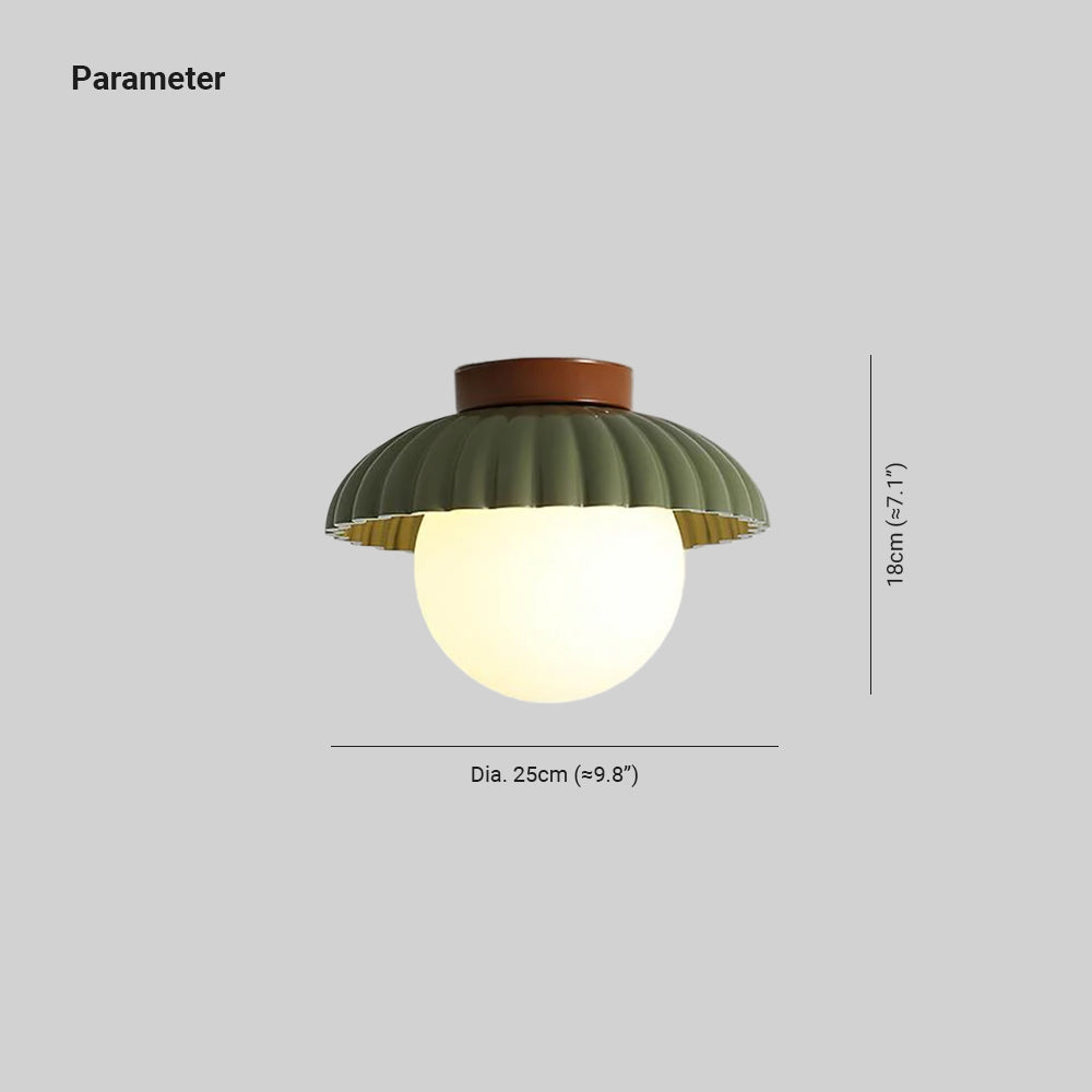 Scallop Plafonnier encastré Glow