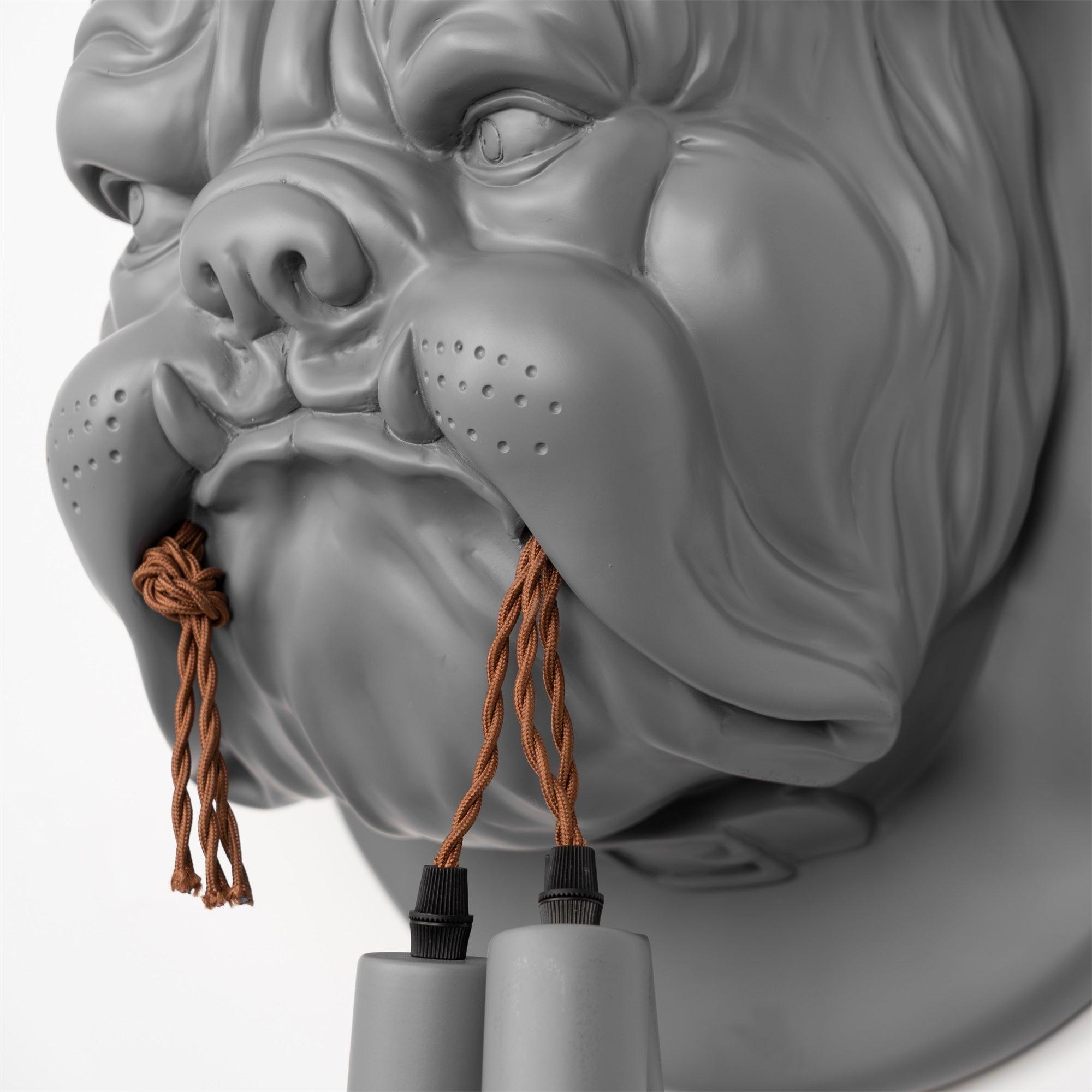 Lustra Applique Murale Sculpture Bulldog Fantaisiste