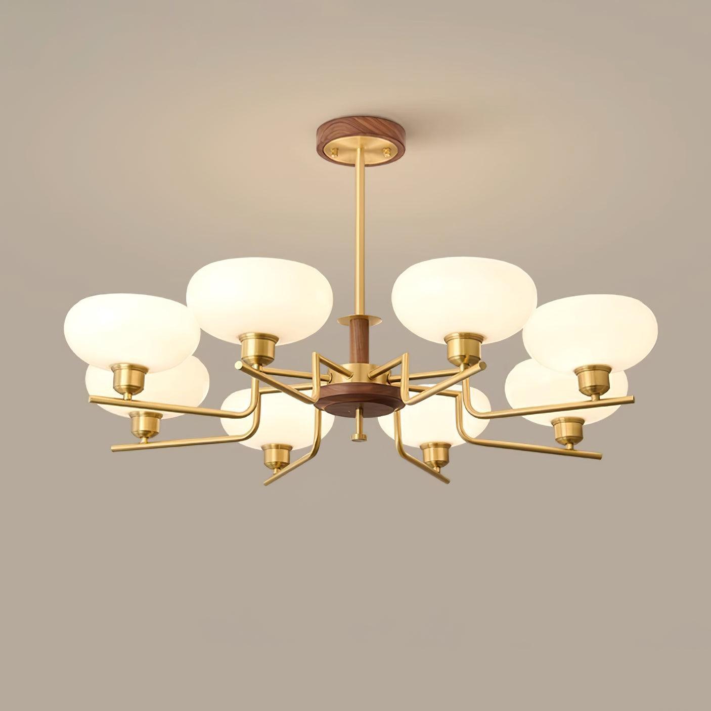 Nova Lustre Moderne Bois Laiton