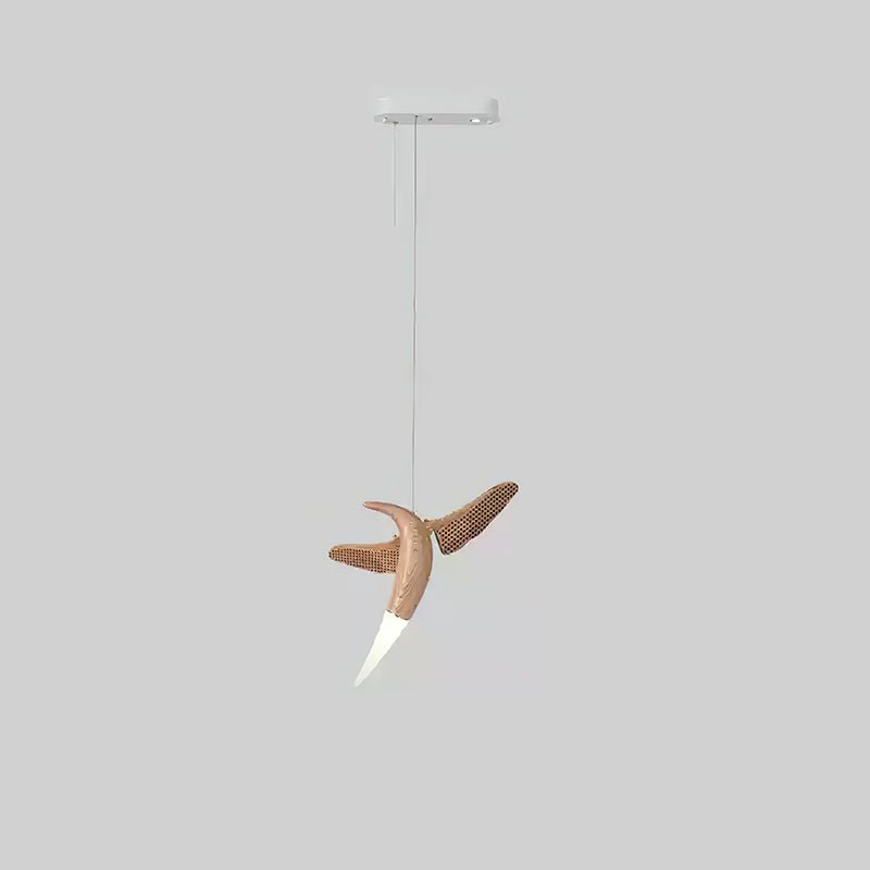 Elsilor Suspension Bois Inspirée des Oiseaux