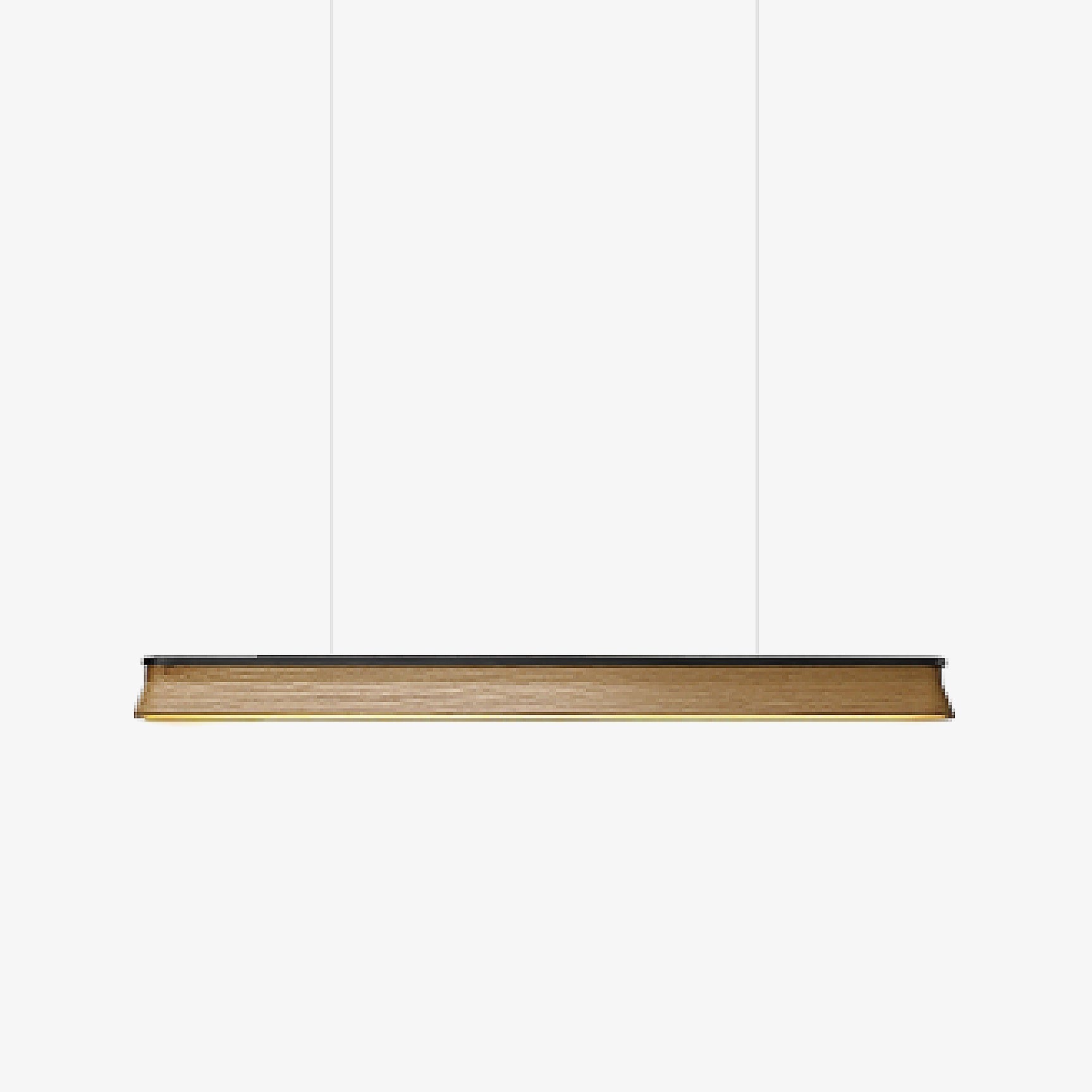 Lustra Suspension Lampe Poutre en Bois Minimaliste