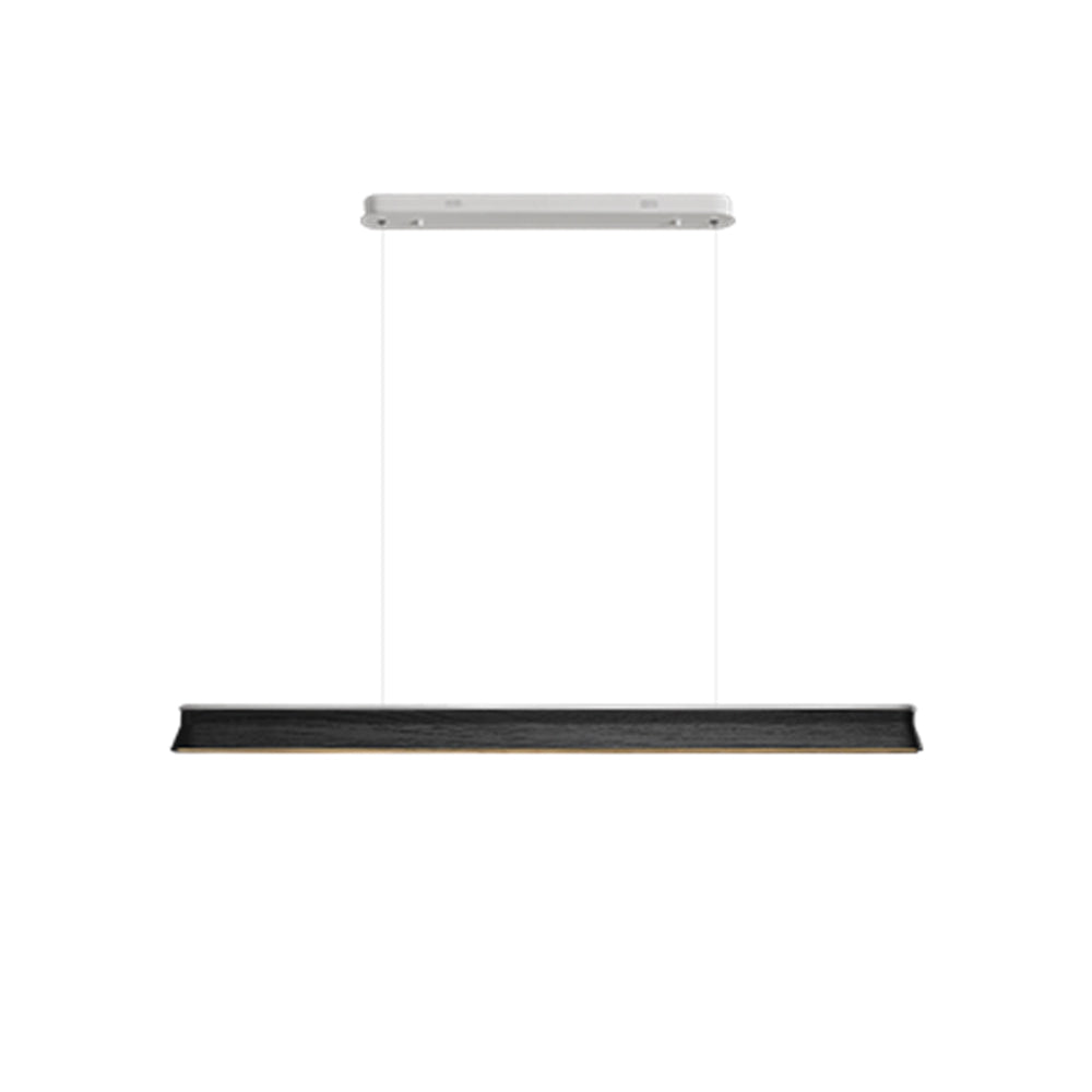 Lustra Suspension Lampe Poutre en Bois Minimaliste
