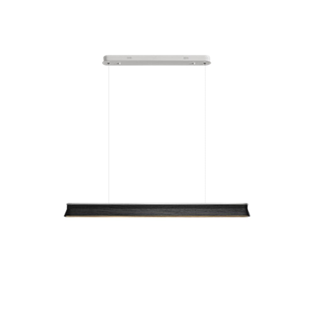 Lustra Suspension Lampe Poutre en Bois Minimaliste