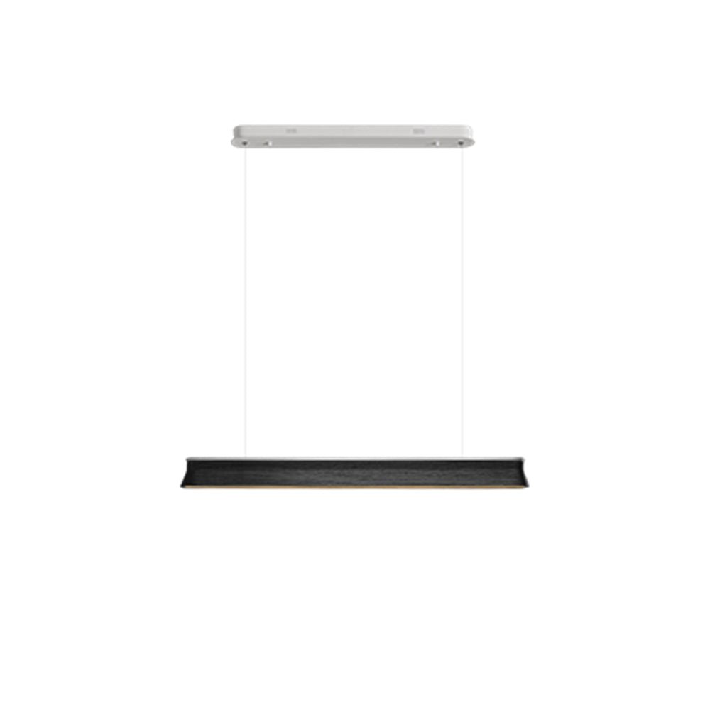 Lustra Suspension Lampe Poutre en Bois Minimaliste