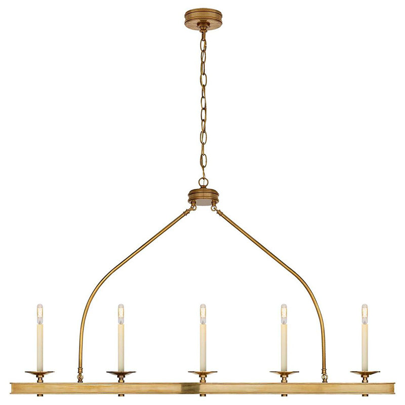 Ripple Lustre Métal Laiton Linéaire Classique Minimaliste Moderne