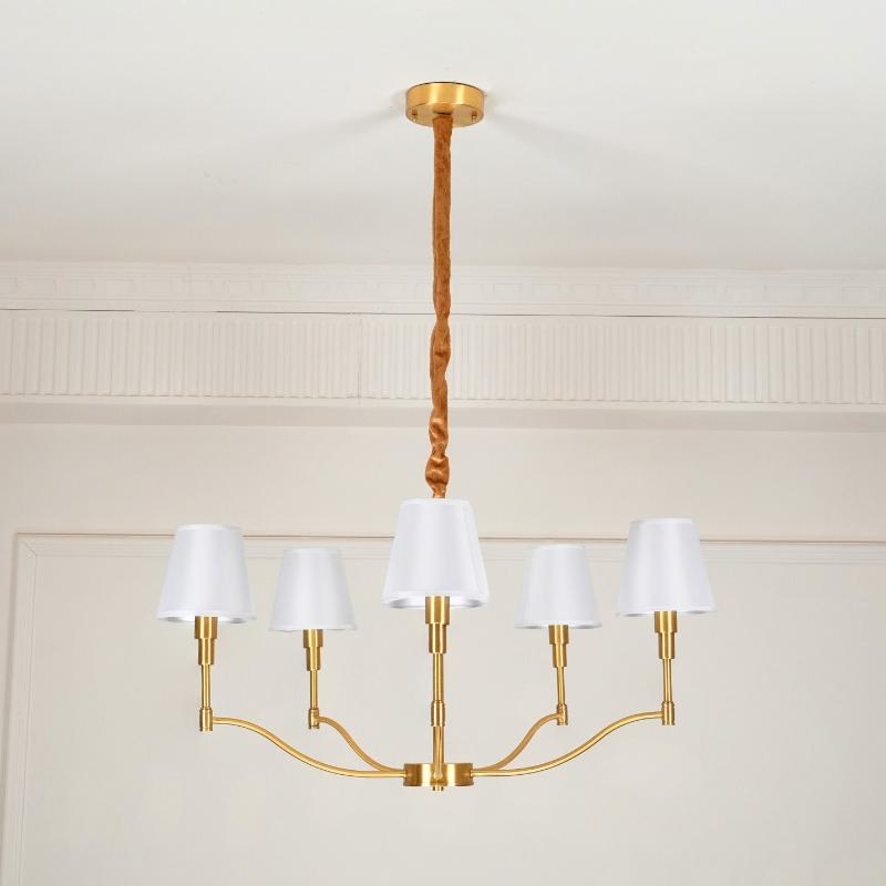 Unfold Lustre Métal Laiton Tissu Traditionnel Vintage