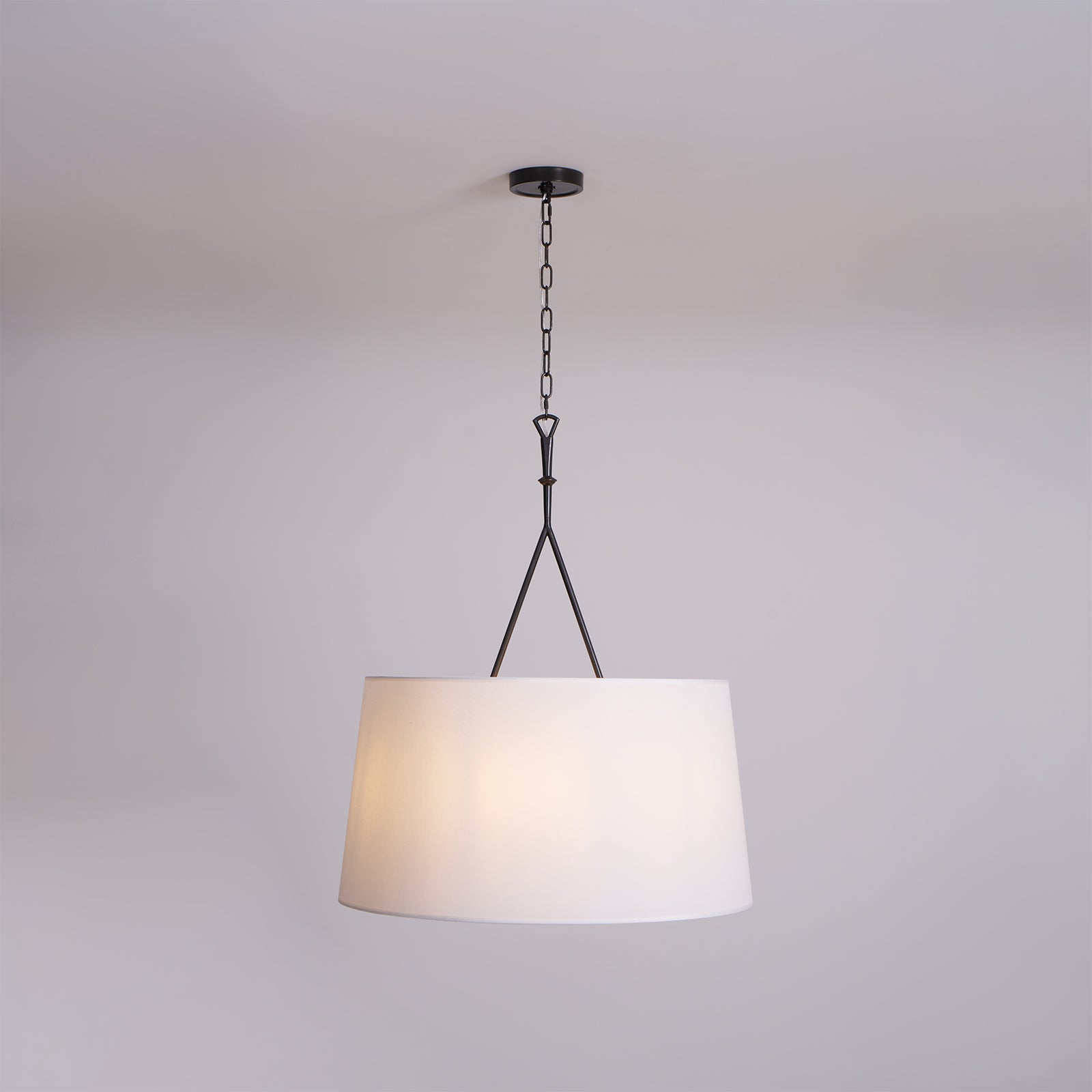 Wink Suspension En Laiton Et Tissu Minimaliste Moderne