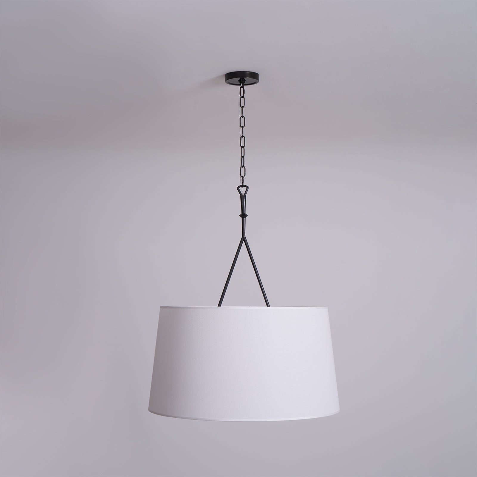 Wink Suspension En Laiton Et Tissu Minimaliste Moderne