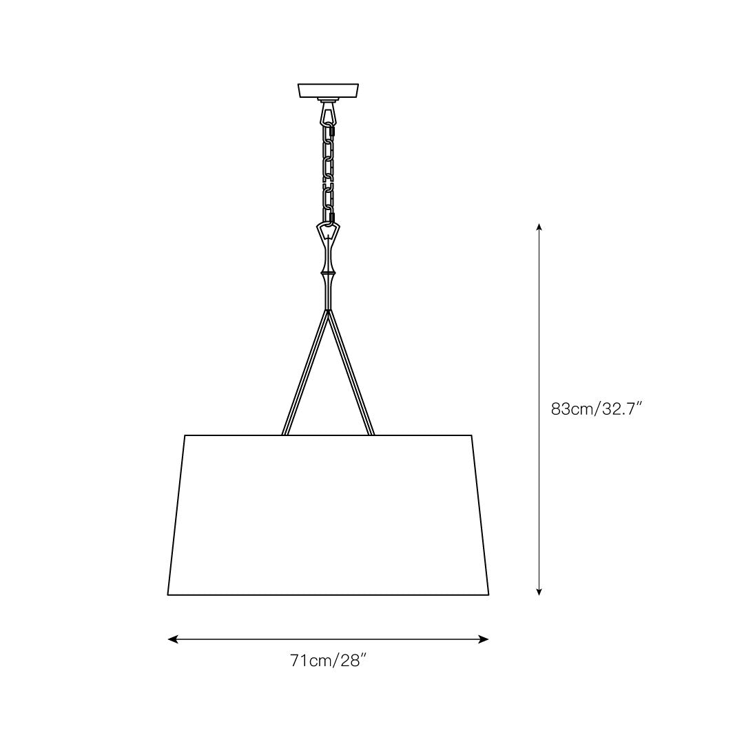 Wink Suspension En Laiton Et Tissu Minimaliste Moderne