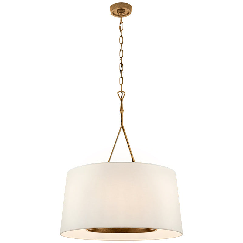 Wink Suspension En Laiton Et Tissu Minimaliste Moderne