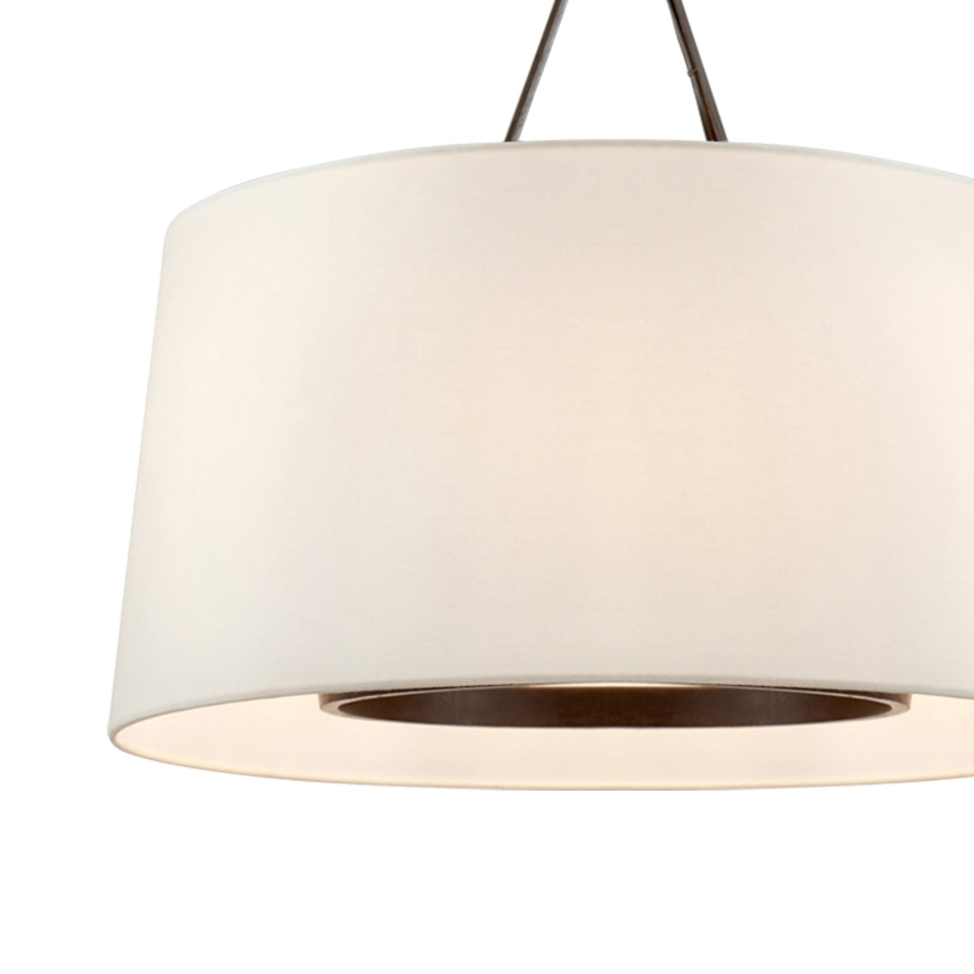 Wink Suspension En Laiton Et Tissu Minimaliste Moderne
