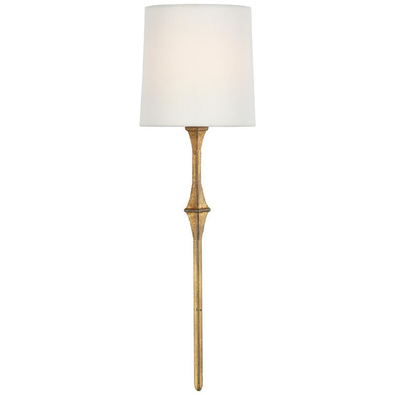 Yield Lampe Murale En Métal Laiton Tissu Vintage Unique