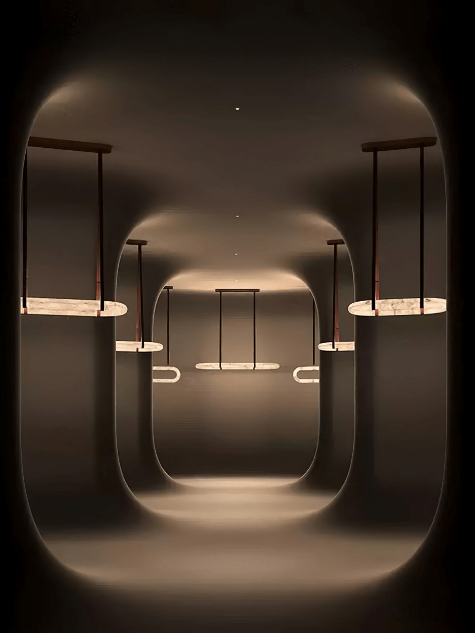 Nerina Albâtre Pendentif Lumière
