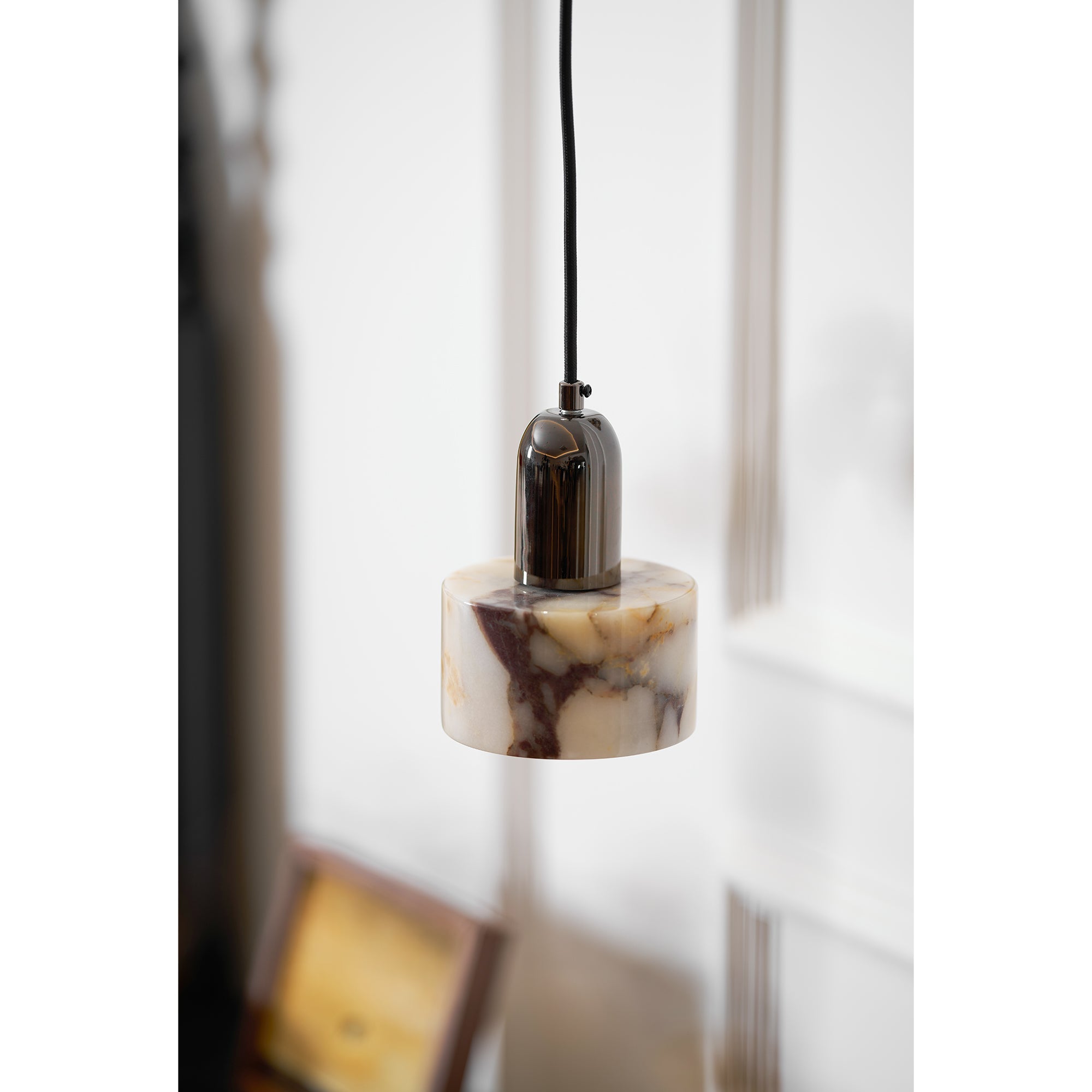 Flair Suspension en Marbre et Métal Minimaliste Moderne