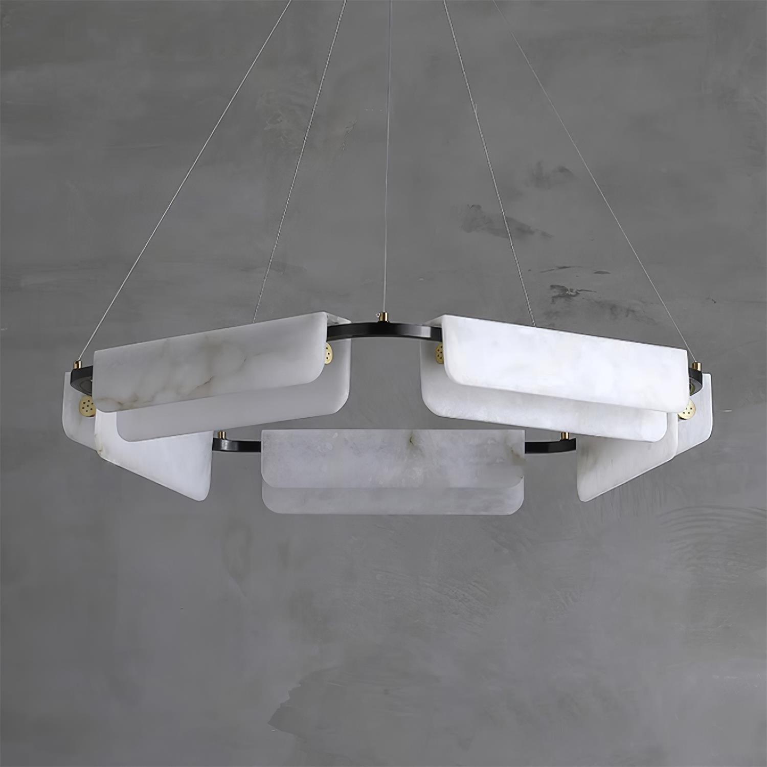 Circona Suspension en Albâtre Lustre