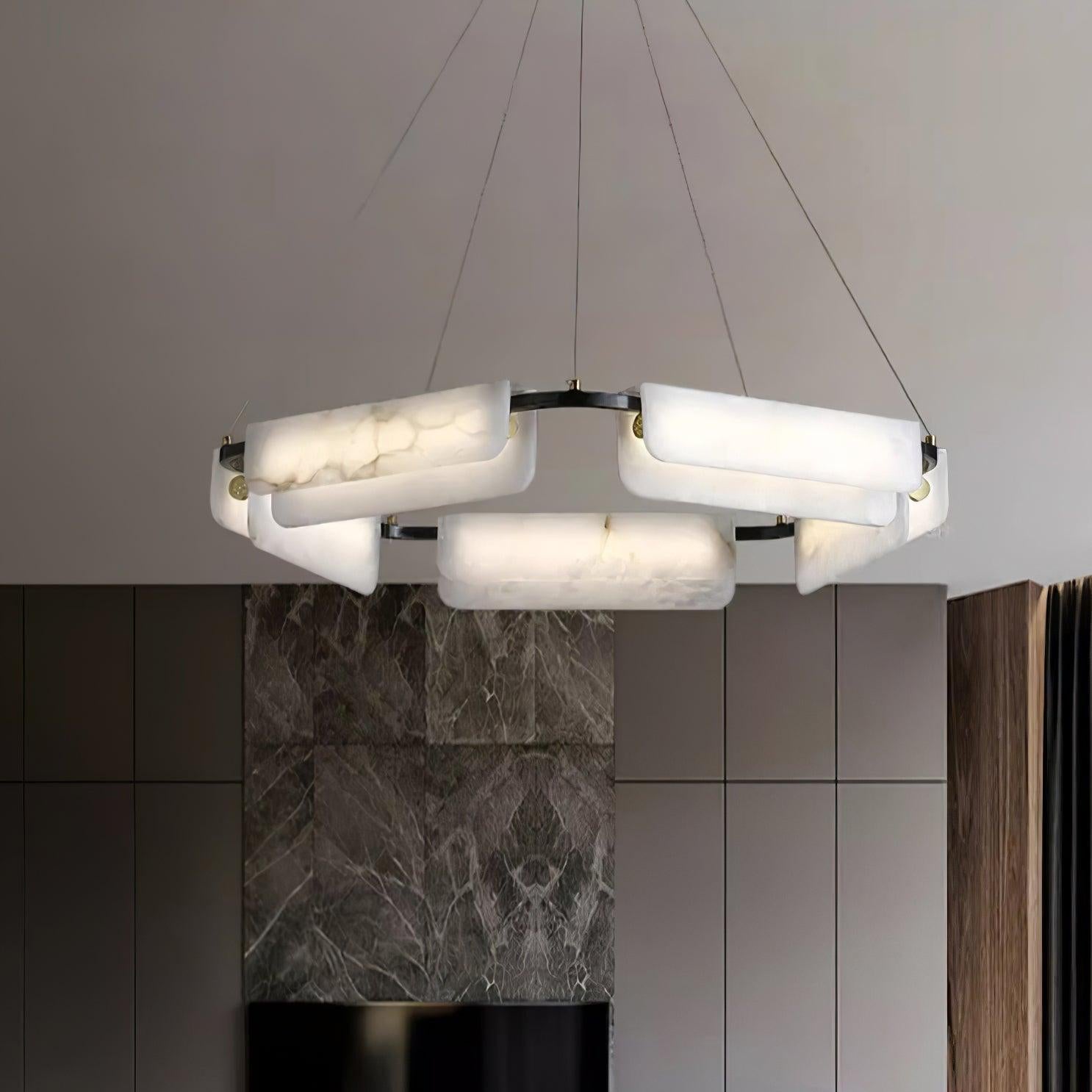 Circona Suspension en Albâtre Lustre