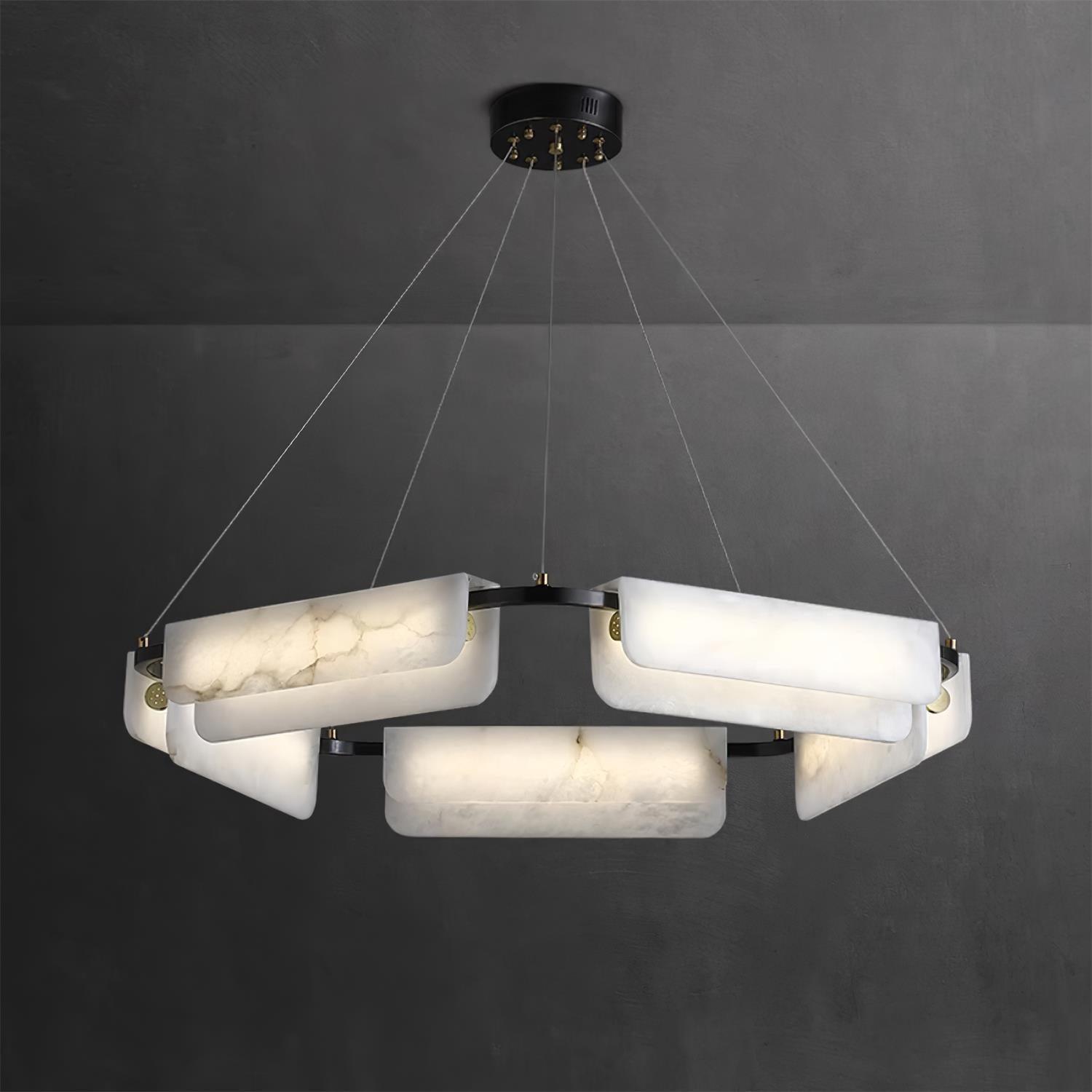 Circona Suspension en Albâtre Lustre