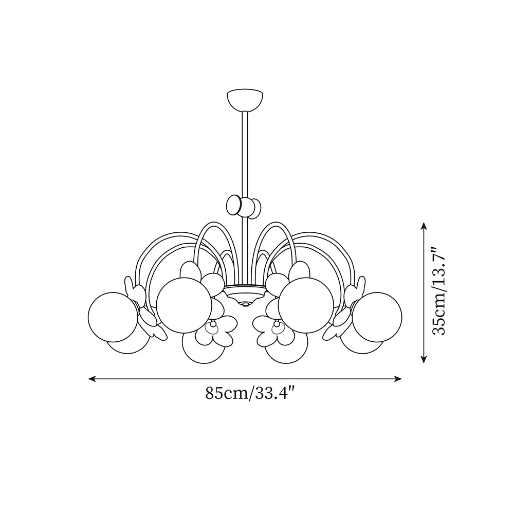 Petalia Lustre Laiton