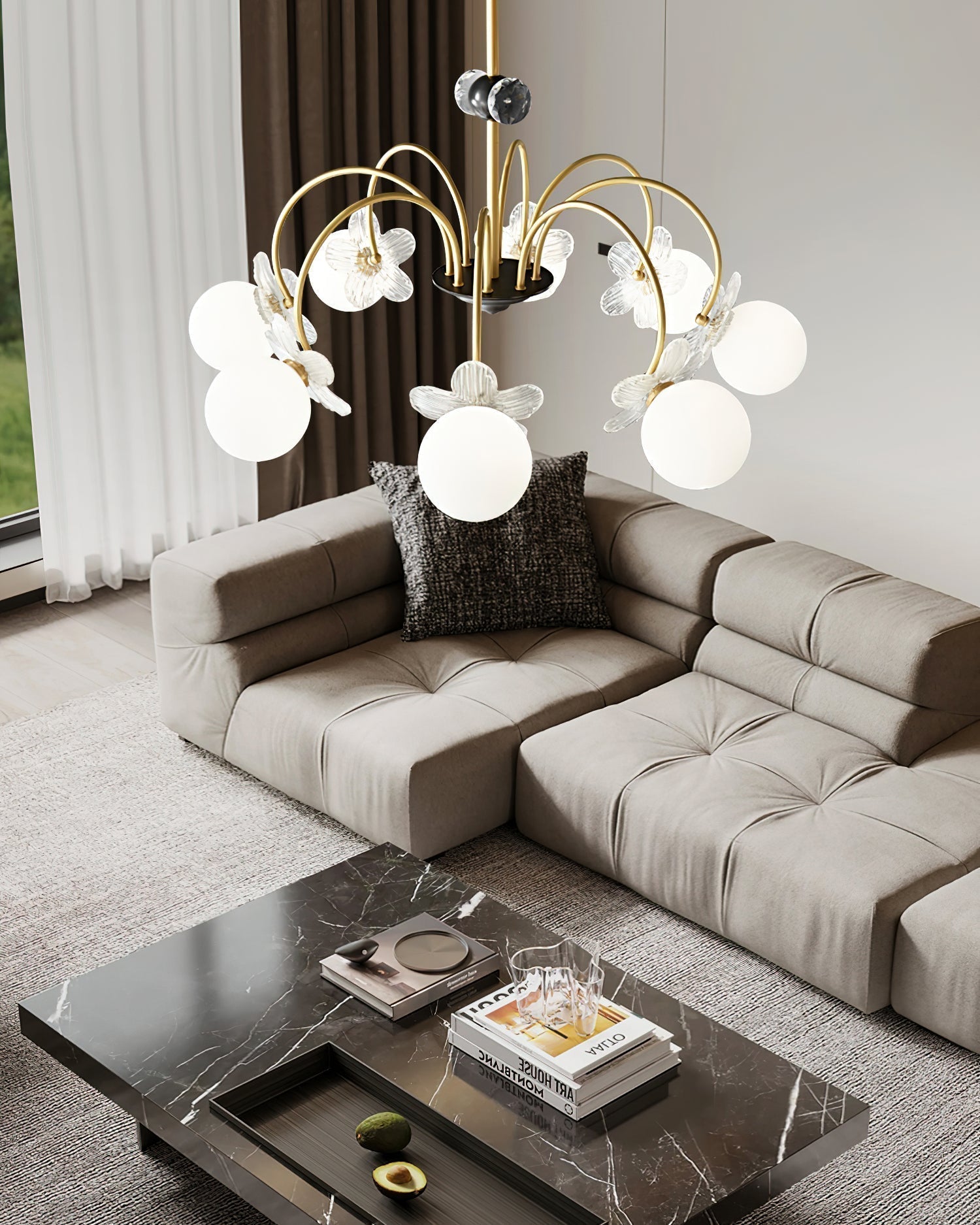 Petalia Lustre Laiton