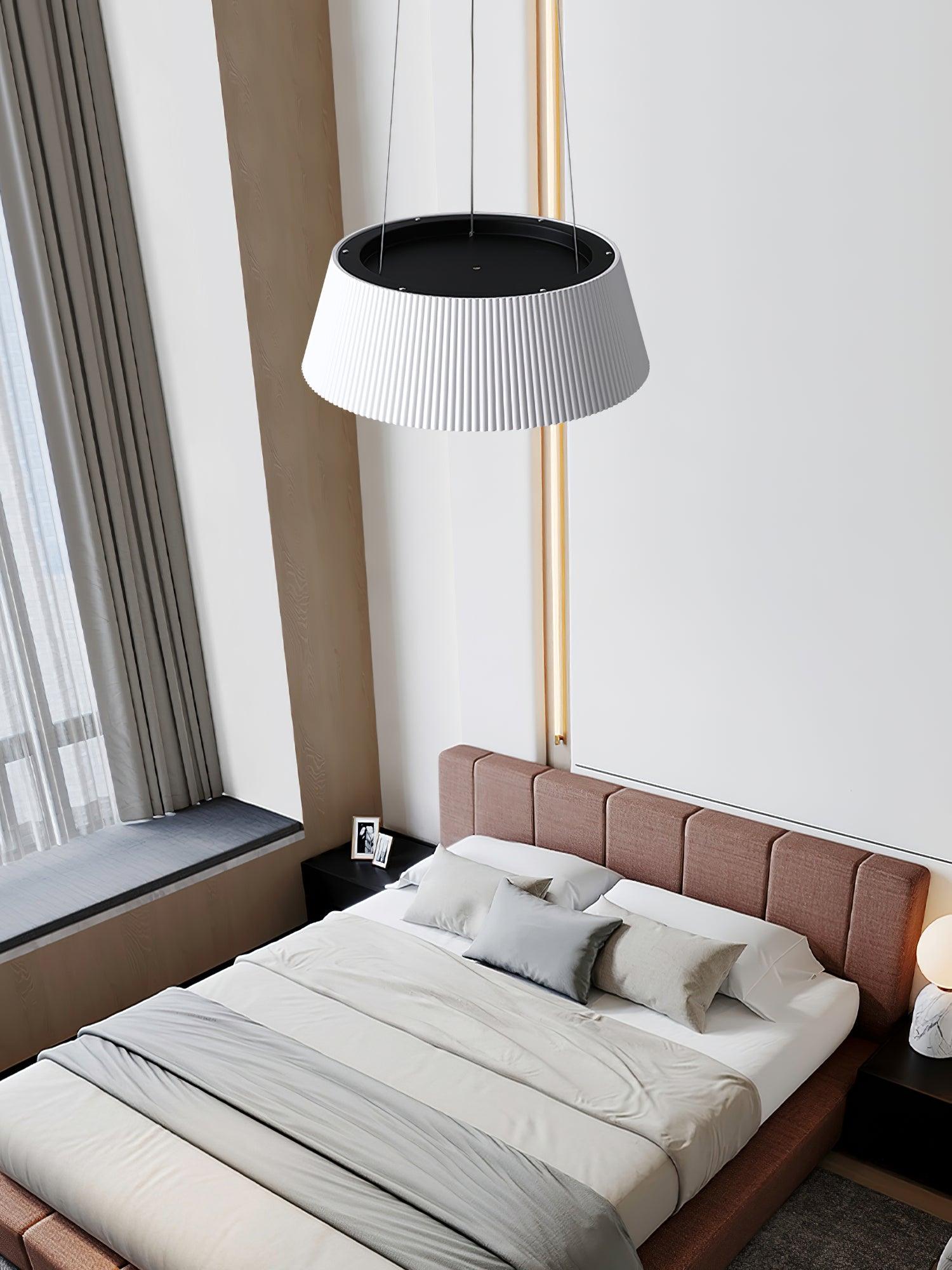 Delta Lampe Suspendue Profil Bas Bois Intérieur