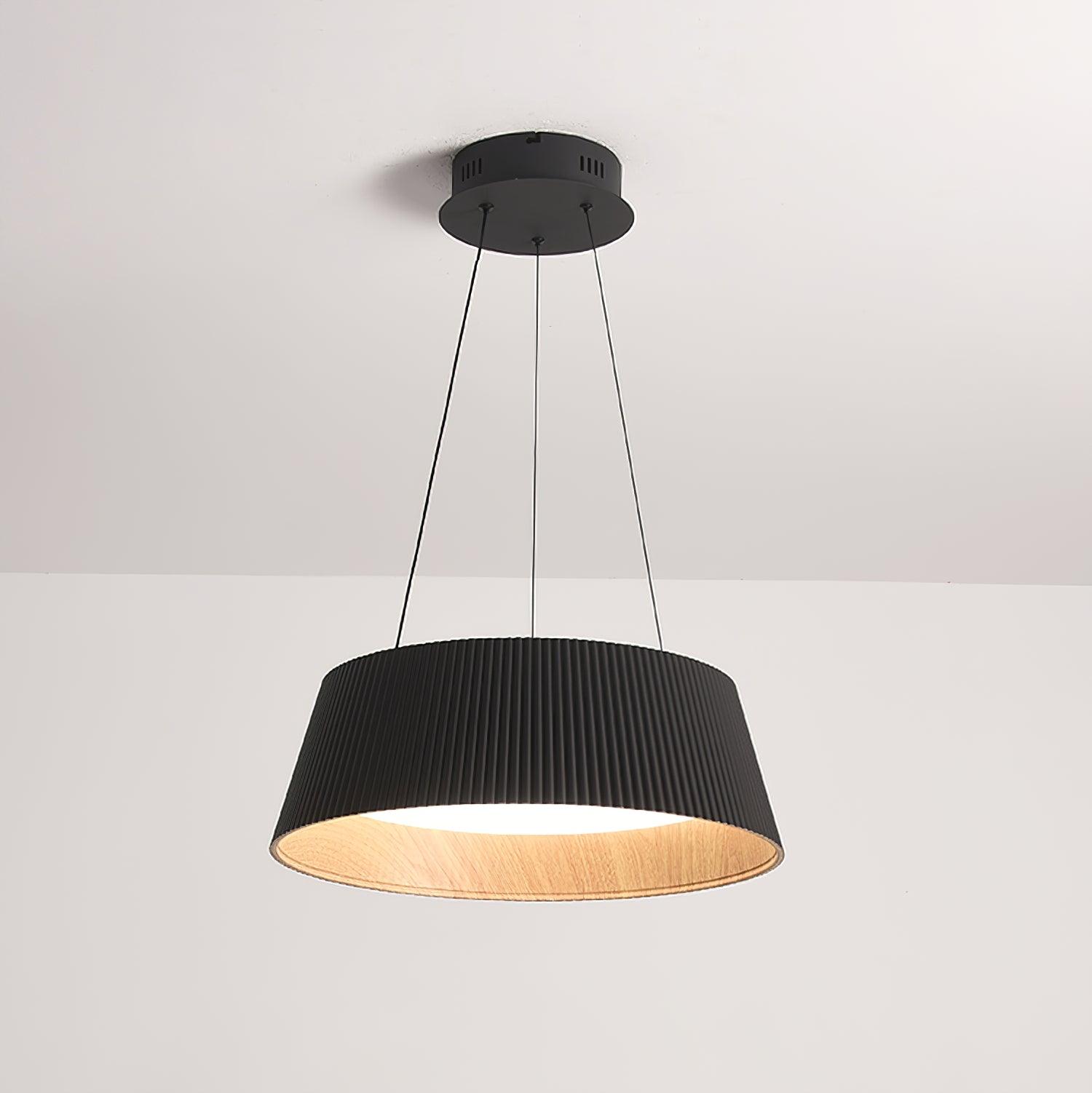 Delta Lampe Suspendue Profil Bas Bois Intérieur