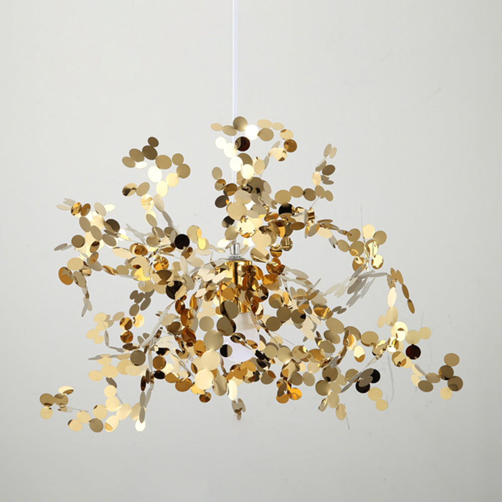 Ovela Suspension Divergence Inhabituelle. Acier Inoxydable. Or/Argent. Salle à Manger/Salon