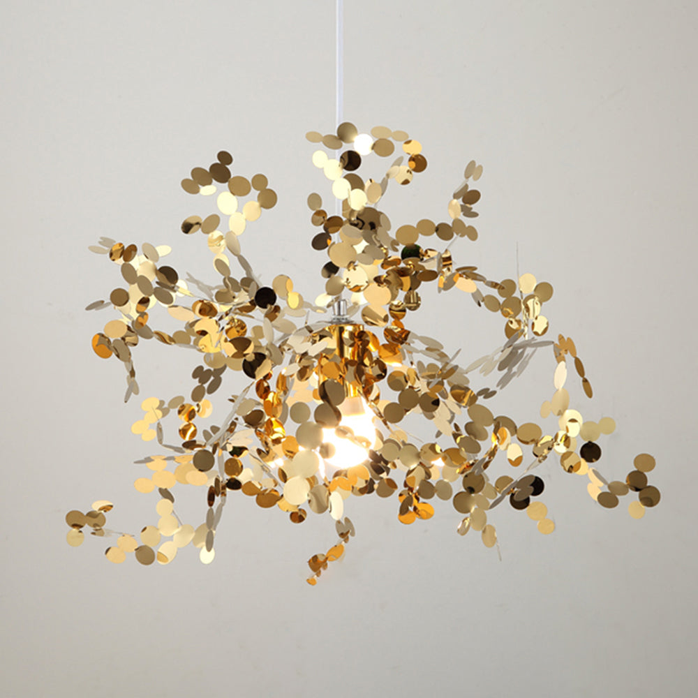 Ovela Suspension Divergence Inhabituelle. Acier Inoxydable. Or/Argent. Salle à Manger/Salon