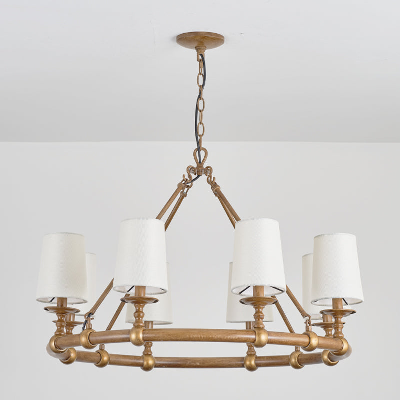 Unite Lustre Rond Industriel Vintage En Métal Doré