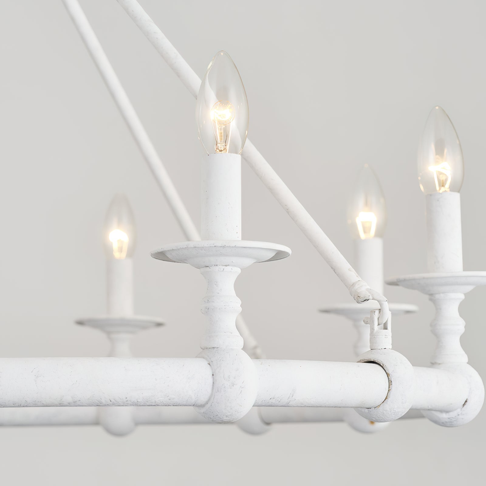Unite Lustre Rond Industriel Vintage En Métal Doré