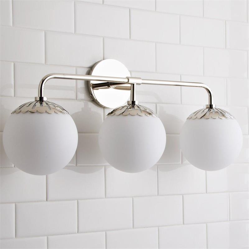 Aegis Applique Murale Globe Laiton Verre Minimaliste Moderne