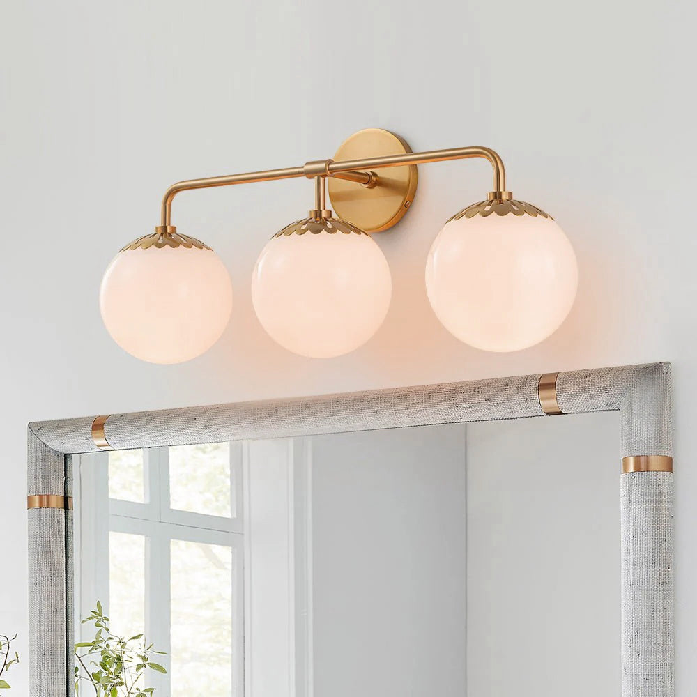 Aegis Applique Murale Globe Laiton Verre Minimaliste Moderne