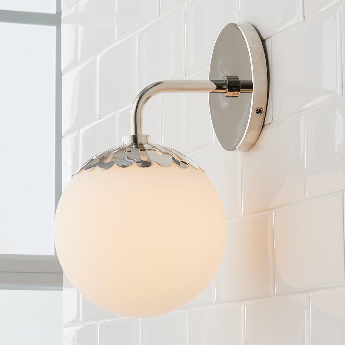 Aegis Applique Murale Globe Laiton Verre Minimaliste Moderne